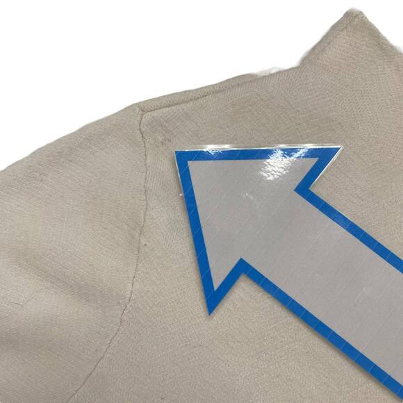 CHICOS Pale Pink Mock Neck Exposed Zipper Chevron Textured Sweater Size Large 2 - Picture 11 of 11